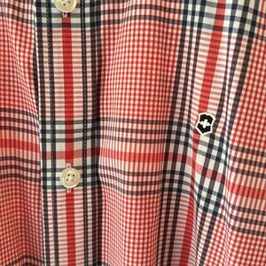 Men’s Victorinox Dress Shirt Large - Red White Blue